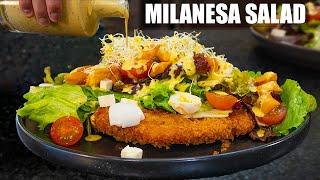 Milanesa de POLLO salad delicioso  Abelca [upl. by Carma]