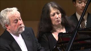 Argerich Freire  Schubert  Rondo in A major D 951 [upl. by Adnak155]