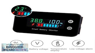 LiFePO4 Lithium Battery Monitor IPX7 Waterproof with Bracket Color Display 7100V Review [upl. by Otrebmal]