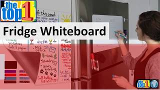 Best Magnetic Fridge Whiteboard  Refrigerator message writing board with dry erase for Top Kitchen [upl. by Tiler]