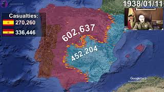 The Spanish Civil War using Google Earth [upl. by Necaj443]