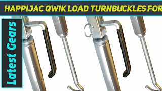 HAPPIJAC Qwik Load Turnbuckles for Truck Camper Tie Down  Short Review [upl. by Aicylla297]