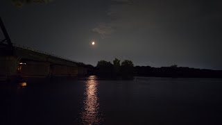 🌓 Beautiful evening walk around SainteAnnedeBellevue in the West Island of Montreal [upl. by Naynek]