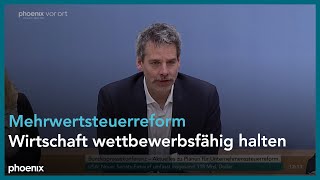 Pressekonferenz zur Kraftwerksstrategie und Mehrwertsteuerreform am 050224 [upl. by Enelyar]