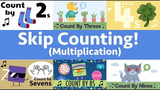 Skip Counting Songs  Multiplication Songs Compilation [upl. by Tesler659]