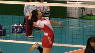 Volleyball 九州文化学園 × 増穂商 12 春高バレー2012107 [upl. by Chantal]