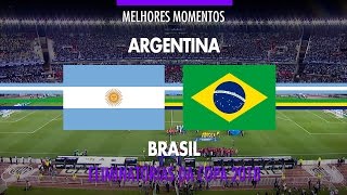 Melhores Momentos  Argentina 1 x 1 Brasil  Eliminatórias da Copa 2018  13112015 [upl. by Lachus752]