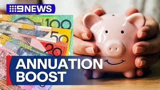 New changes to boost Australians’ superannuation savings  9 News Australia [upl. by Jephum]