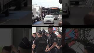 Israeli Athletes Land In Paris Under Heavy Security trtafrika news israel olympics2024 [upl. by Dachi79]