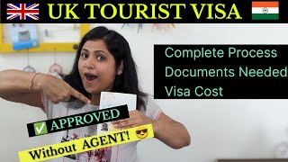 UK Tourist Visa from India  UK Visa Application Process  UK Visitor Visa How to Apply for UK Visa [upl. by Aimehs]