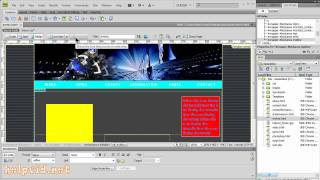 Floating Div Tags  Dreamweaver Tutorial [upl. by Hoisch]