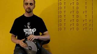 Darbuka Lesson 3  lefthand roll B [upl. by Laemaj318]