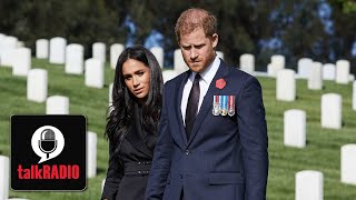 Was Meghan Markle and Prince Harrys Remembrance Sunday photoshoot disrespectful to armed forces [upl. by Meensat]