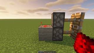 Minecraft 121  Quick and Easy 1x2 Piston Door [upl. by Renat]