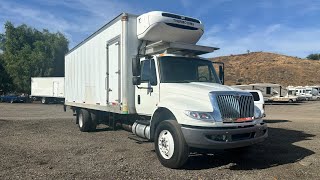 Stock 6348Freightliner 26’ Reefer Box TruckThermo King reefer freezer unit T880 [upl. by Adianez358]