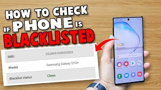 How To Check If Your Phone Is BLACKLISTED ☠️ [upl. by Conlon329]