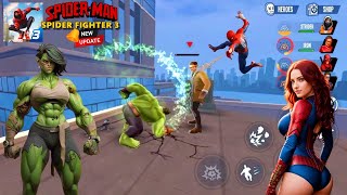 Hulk Spiderman Deadpool Ironman Superhero Avengers Vs Criminal Part 1347  Spider Fighter 3 [upl. by Tisha209]