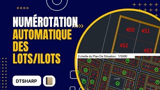 Numéroter automatiquement votre plan de lotissement en 1 minute [upl. by Brinn]