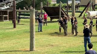 Female Rope bridge Walker High School LA [upl. by Aytac]