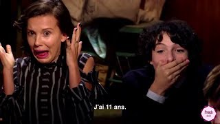 Millie Bobby Brown et Finn Wolfhard réagissent à leur auditions  VOSTFR Traduction Française [upl. by Gavrah627]