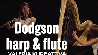 Stephen Dodgson  duo for flute and harp 4 movements [upl. by Elmaleh]