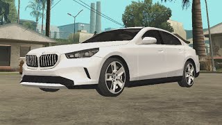 BMW 5series G60 2024 as Phoenix  GTA San Andreas car mod [upl. by Atsirhcal]