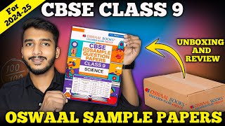 Oswaal Sample Papers Class 9 202425📦 Unboxing amp Honest Review 🔍  For CBSE 2025 Exams [upl. by Chelsae120]