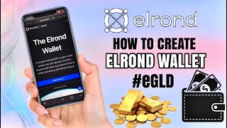 How to CREATE Elrond Wallet for eGLD  Tutorial [upl. by Streeter]