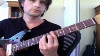 Guitar Lesson quotSofa Songquot by the Kooks  How to Play  Tutorial  Bar Chords [upl. by Sibeal]