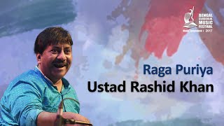 Raga Puriya I Ustad Rashid Khan I Live at BCMF 2017 [upl. by Ialokin]