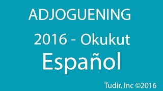 Adjoguening 2016 Okukut español [upl. by York594]