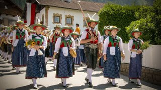 🎺 Bezirksmusikfest in Sistrans Tirol 2023  Festumzug mit Defilierung [upl. by Soisatsana]