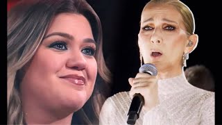 Kelly Clarkson breaks down in tears as she watches Céline Dions moving opening ceremony performance [upl. by Asihtal166]