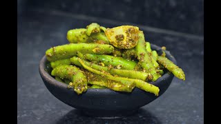 Athela Marcha  Green Chili Pickle Recipe  Vadhvani Marcha Recipe  Home Made Masalo  MrRagada [upl. by Ahsiuqet]