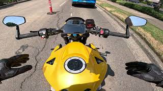 Riding home from EDR Performance  Street Triple RS  POV RAW AUDIO [upl. by Sawyor726]