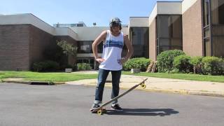 Trick Tip Longboard Kickflip [upl. by Eceinhoj]