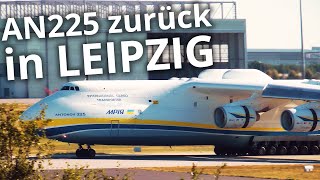 Antonov 225 Landeanflug in Leipzig  AN225 im April 2020 [upl. by Schild]