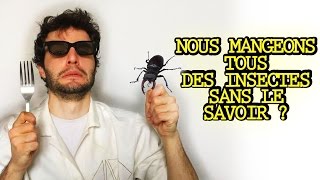 NOUS MANGEONS DES INSECTES SANS LE SAVOIR  Vrai Ou Faux 10 [upl. by Yllus]