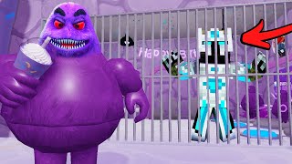 KABUR DARI PENJARA KAKEK GRIMACE SHAKE PSIKOPAT BERBAHAYA DI DUNIA ROBLOX [upl. by Anilak]