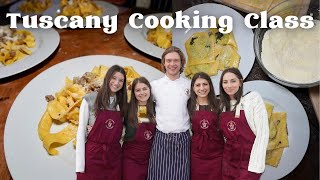 The most EPIC cooking class in a STUNNING villa in Tuscany Italy [upl. by Arabeila]