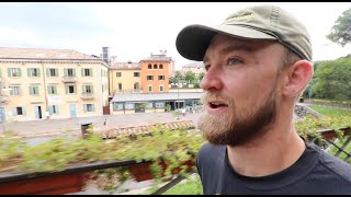 American in Italy Peschiera del Garda City on a Lake [upl. by Selden]