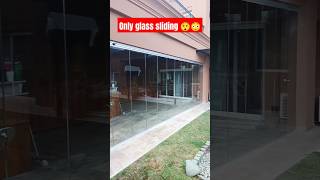 Only glass sliding door 🚪home aluminiumprofile interiordesign slidingdoor home Sahardware98 [upl. by Fennessy]