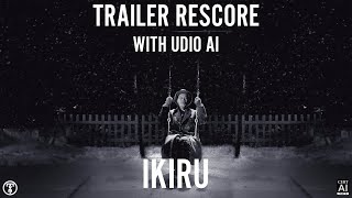 IKIRU 1952 Trailer Rescore with Udio AI [upl. by Keelin665]