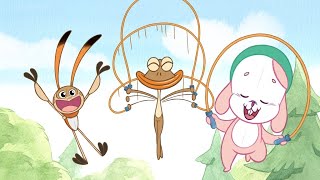 Jump Big Jump 🏃 Gigglebug and Friends 🌿 Kind Cartoons 🐞 [upl. by Gariepy]