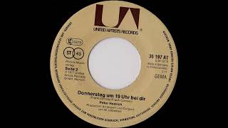 PETER HEDRICH  DONNERSTAG UM 19 UHR BEI DIR aus dem Jahr 1977 B Seite von der Single [upl. by Latsyek924]