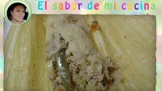 Tamales de picadillo de cerdo  El sabor de mi cocina [upl. by Keelby]