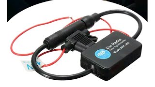 Fitting a car Radio signal Amplifier carradio radiosignalamplifier signalamplifier carradio [upl. by Awram]