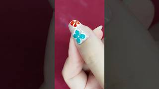 Flower Nail Art Design for Beginners nails naildesigns nailhouse nailartdesigns newnails [upl. by Ecnarepmet]