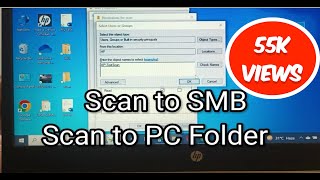 Bizhub Network SMB Scanning Windows 10  Scan to Folder Konica Minolta [upl. by Feodora]