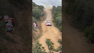 💨Clearing the crest with power and precision WRC Rally Sardegna 2023 rally wrc racing [upl. by Peder]